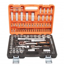 Набор инструментов P.I.T. MaxPiler MXT-108-SET (108 предметов, 1/2" и 1/4", CrV)