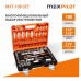 Набор инструментов P.I.T. MaxPiler MXT-108-SET (108 предметов, 1/2" и 1/4", CrV)
