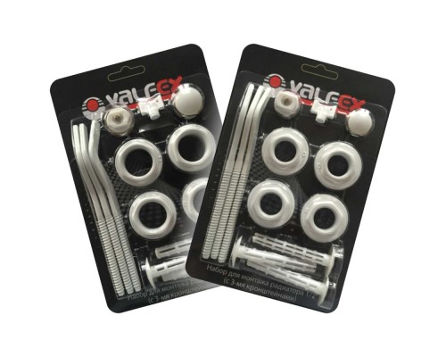 Комплект подключения радиатора 1"х3/4" (с 3-мя кронштейнами) (VALFEX)