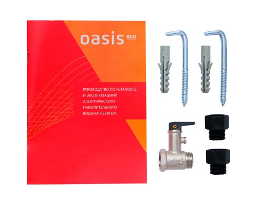 Водонагреватель OASIS Eco ER 30, 30 л., круглый, 1,5 кВт , бак стальной эмалированный