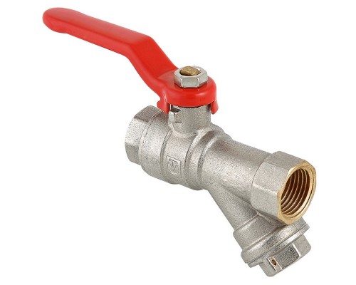 Кран шаровый с фильтром "рычаг" ВВ внутренняя резьба 3/4" (Valtec VT.292) уп 6 шт