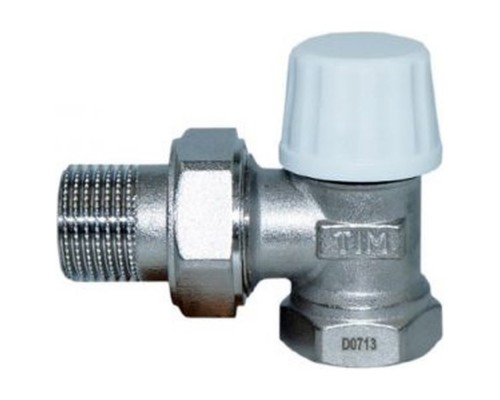 Клапан термостатический угловой 1/2" (RVS505.02) TIM