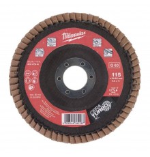 Круг лепестковый Milwaukee SLC50 / 115 G60 CERA TURBO