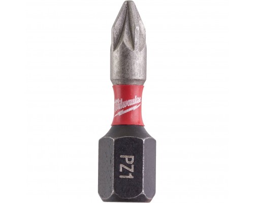 Бита Milwaukee PZ1 25мм SHOCKWAVE, упак_25 Бита Milwaukee PZ1 25мм SHOCKWAVE, упак_25