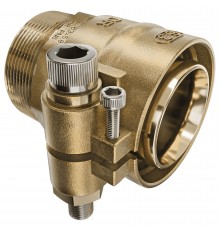 Наконечник Usystems зажимной с НР для полимерных труб PN6 40x3,7-R1 1/4НР