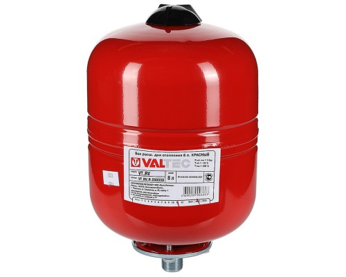 Бак-расширитель для отопления 18л. Красный (Valtec)