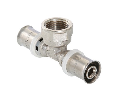 Тройник пресс Valtec VTm.232.N.260626 ВР 26х1"х26