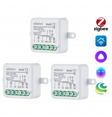 Комплект три реле (2 канала без нейтрали) 3RLZBNN02