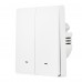 Комплект два умных двухклавишных выключателя HOMMYN 2SWZBNN02W
