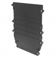 Заглушка торцевая пластиковая для лотка водоотводного DN100 Gidrolica Standart (Арт. 18101)