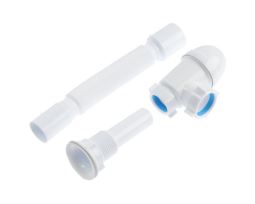 Сифон для мойки бутылочный "АНИ" с гибкой трубой 1 1/2х40/50, пластиковый выпуск (С5010) (Россия)