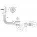 Сифон для ванны "АНИ" с гибкой трубой 1 1/2х40/50, пластиковый выпуск (С6155) (Россия)