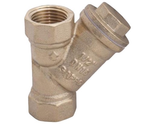 Фильтр Gappo косой ВР-ВР, сетчатый латунный 1"