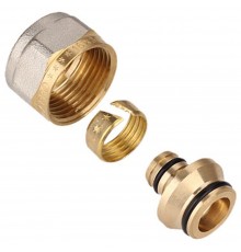 Соединитель Gappo Евроконус для металлопластиковых труб 20 (2,0) мм х 3/4"