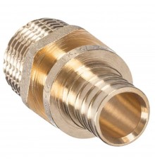 Муфта переходная НР 16*1/2 латунь акс.