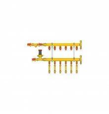 Узел коллекторный Giacomini отопления этажный, подкл. тип B1 (D2) 1" x 1/2" / 6, GE553Y406