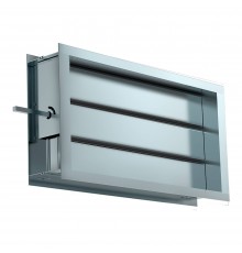 Клапан воздушный с подставкой под электропривод DRr 750х400