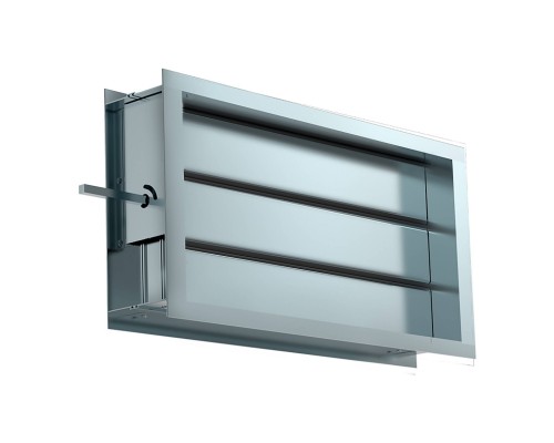 Клапан воздушный с подставкой под электропривод DRr 750х400