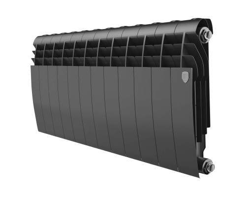Радиатор биметаллический Royal Thermo BILINER B 350 Чёрный - 12 секц.