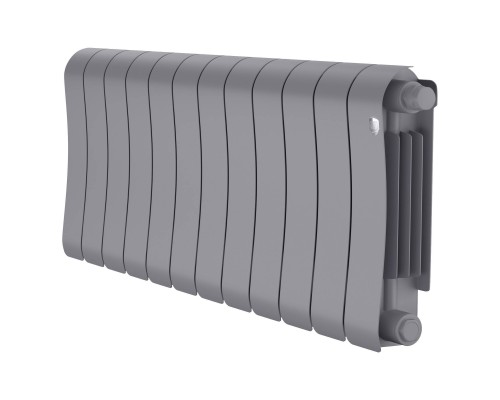 Радиатор биметаллический Royal Thermo Infinity 300 Silver Satin VR80 - 12 секц.