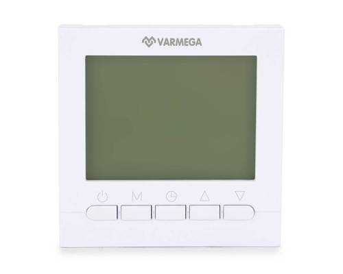Термостат комнатный VARMEGA, VM19221, проводной, белый Термостат комнатный VARMEGA, VM19221, проводной, белый