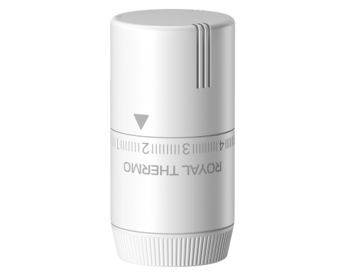 Термоголовка жидкостная Royal Thermo Design М30х1,5 (белый) Термоголовка жидкостная Royal Thermo Design М30х1,5 (белый)