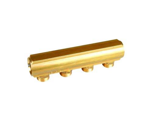 Коллектор HENCO латунный под евроконус, 1" - 4x3/4"НР