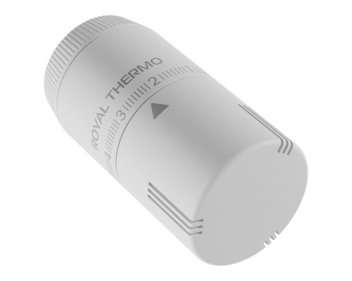 Термоголовка жидкостная Royal Thermo Design М30х1,5 (белый soft touch)