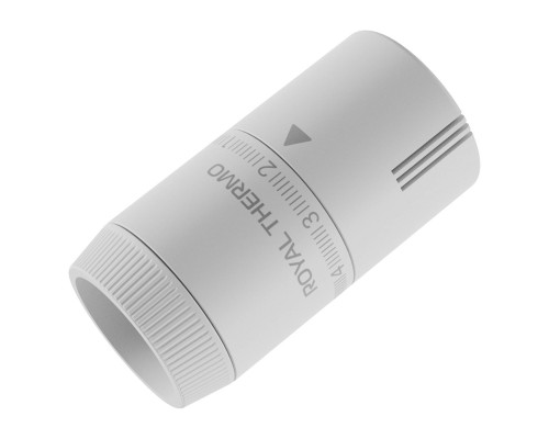 Термоголовка жидкостная Royal Thermo Design М30х1,5 (белый soft touch)