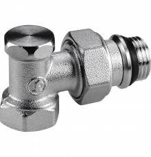 Клапан отсечной Giacomini R16TG для радиатора 1/2" ВН, угловой, Kvs-2.5м3/ч