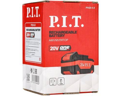 Аккумулятор PIT OnePower PH20-5.0 Аккумулятор PIT OnePower PH20-5.0