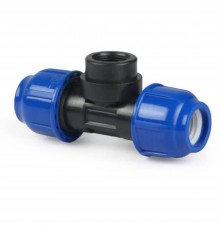 Тройник компрессионный ВР d 25x3/4" PN16, РТП
