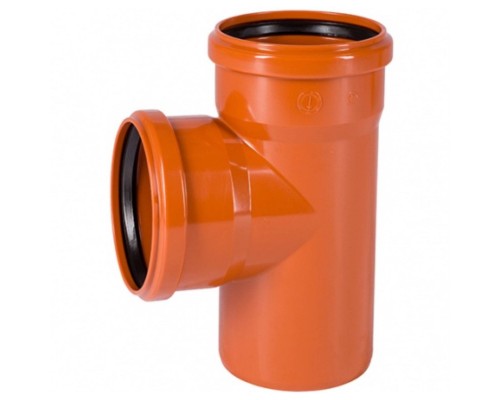 Тройник Ostendorf 250х250x87гр. KGEA НК PVC рыжий Тройник Ostendorf 250х250x87гр. KGEA НК PVC рыжий
