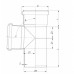 Тройник Ostendorf 250х250x87гр. KGEA НК PVC рыжий
