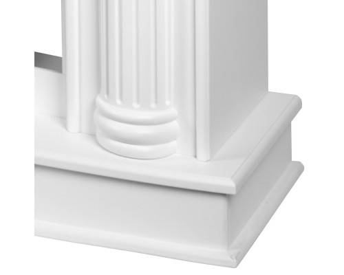 Каминокомплект: Очаг Royal Thermo Aurora RTFP/P-AR60LS, портал Olympia 60, белый Каминокомплект: Очаг Royal Thermo Aurora RTFP/P-AR60LS, портал Olympia 60, белый