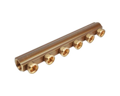 Коллектор Giacomini с отводами НР 3/4" x 3/4"E /3, R551SY083 Коллектор Giacomini с отводами НР 3/4" x 3/4"E /3, R551SY083