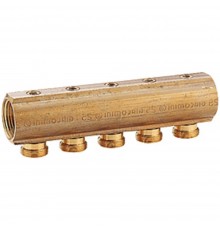 Коллектор Giacomini с отсечными клапанами 3/4" x 16 /8, R585Y028