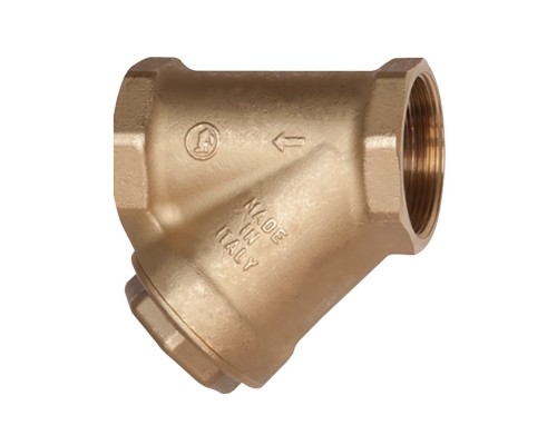 Фильтр сетчатый Giacomini Y-образный латунь Ду 25 Ру30 G1" ВР, R74AY105