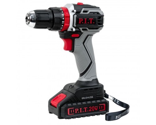 Дрель PIT ударная бесщеточная аккум. PSR18-D4 20В (2 Li акк 1,5 Ач, 40Нм, фикс. шпинд.кейс) Дрель PIT ударная бесщеточная аккум. PSR18-D4 20В (2 Li акк 1,5 Ач, 40Нм, фикс. шпинд.кейс)