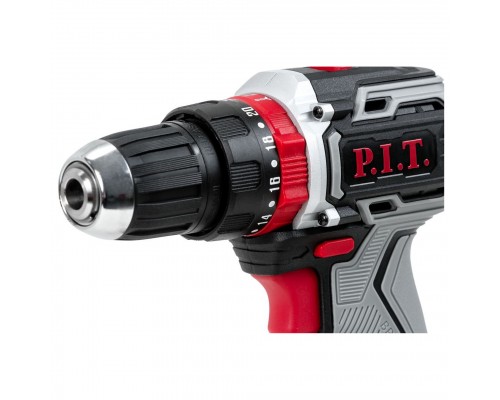 Дрель PIT ударная бесщеточная аккум. PSR18-D4 20В (2 Li акк 1,5 Ач, 40Нм, фикс. шпинд.кейс) Дрель PIT ударная бесщеточная аккум. PSR18-D4 20В (2 Li акк 1,5 Ач, 40Нм, фикс. шпинд.кейс)