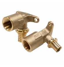 Угольник REHAU настенный с длинным патрубком, внутр. резьба 16-Rp 1/2 MX