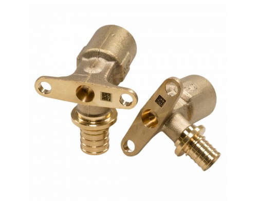 Угольник REHAU настенный с длинным патрубком, внутр. резьба 16-Rp 1/2 MX