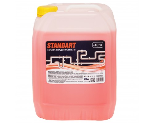 Теплоноситель Standart -40гр.С на основе моноэтиленгликоля, красный, (20кг) Теплоноситель Standart -40гр.С на основе моноэтиленгликоля, красный, (20кг)