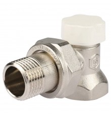 Клапан запорно-балансировочный, угловой 1/2", STOUT SVL-1156-000015