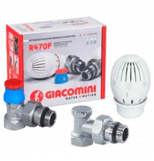 Комплект термостатич. Giacomini 1/2" - угл., R470FX033
