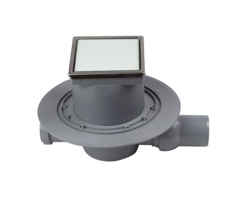Трап точечный PESTAN Confluo Standard 10х10 Dry 2 White Glass