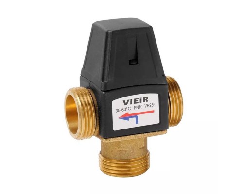Клапан VIEIR термостатический смесительный 1" VR235