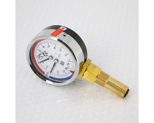 Термоманометр Росма ТМТБ- 31P.1 63/6 (1/2", 6 бар, 120'С, 2,5) радиальный