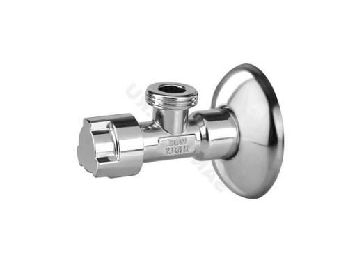 Кран угл лат быт G1/2"х3/8" Ру10 р/р с/отр Icma 90519AC07 Кран угл лат быт G1/2"х3/8" Ру10 р/р с/отр Icma 90519AC07