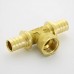 Тройник Uni-Fitt аксиальный -В 25 х 3/4" х 25